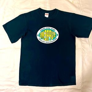 Navy Blue SUPREME T SHIRT